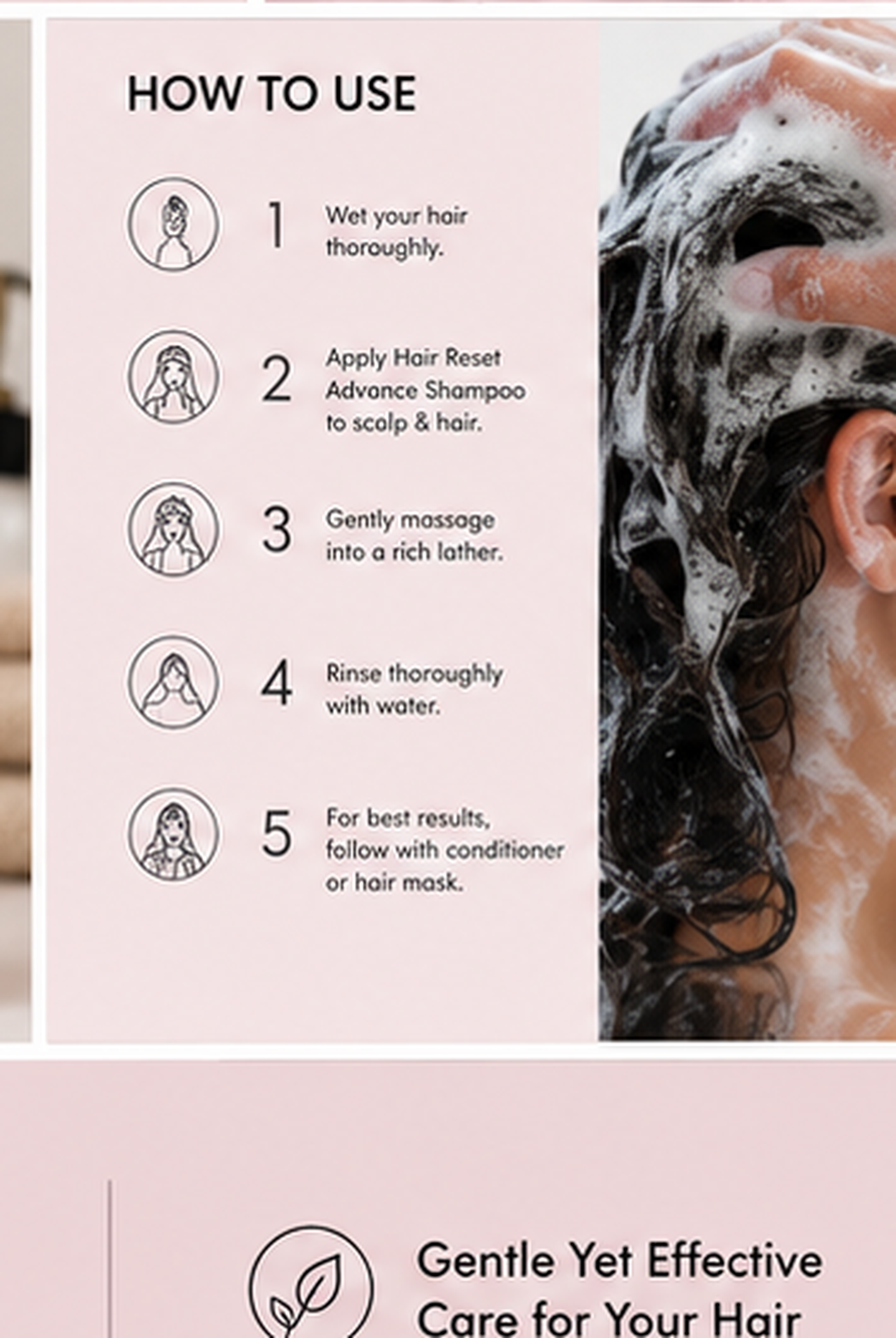 CARECREW Cosmetics Hair Reset Advance Shampoo (250 ml)