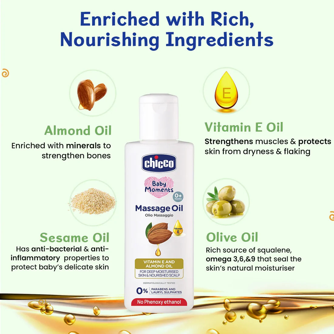 Chicco Baby Moments Massage Oil