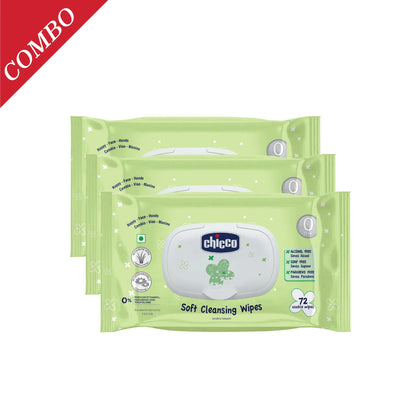 Chicco Soft Cleansing Wipes Sticker