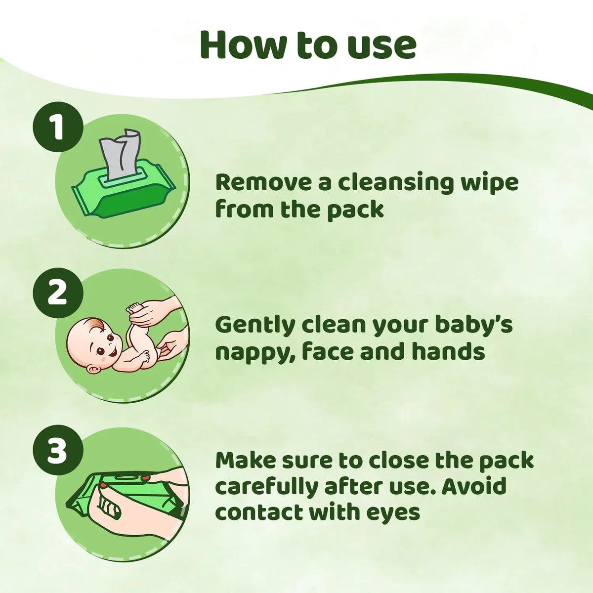 Chicco Soft Cleansing Wipes Sticker