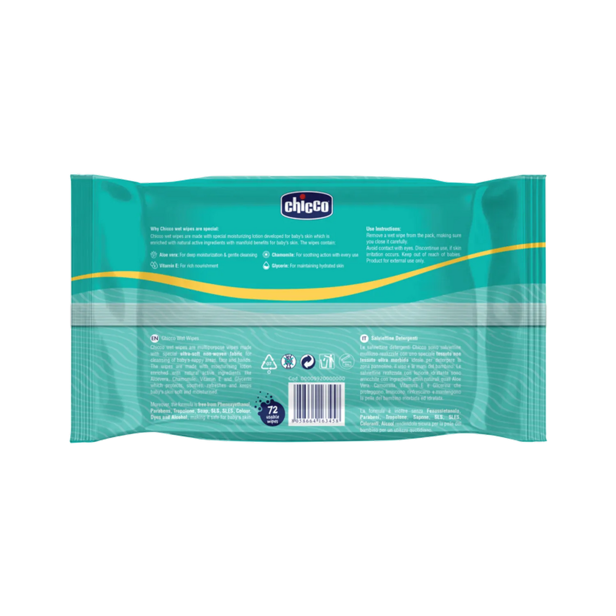 Chicco Wet Wipes Sticker