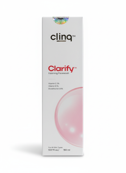Clinq Clarify Foaming Facewash (150ml).