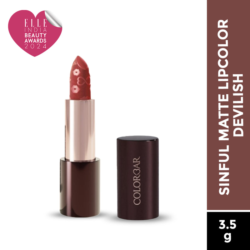 Colorbar Sinful Matte Lipcolor - Luxe Collection(3.5g)