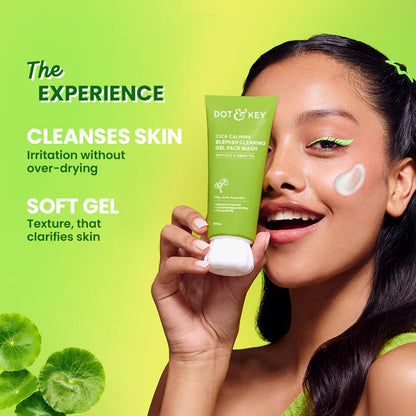 Dot & Key Cica + Salicylic Acid Face Wash for Oily Skin (100ml)
