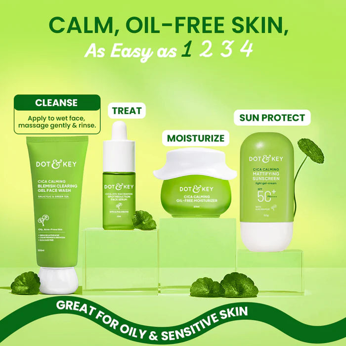 Dot & Key Cica + Salicylic Acid Face Wash for Oily Skin (100ml)