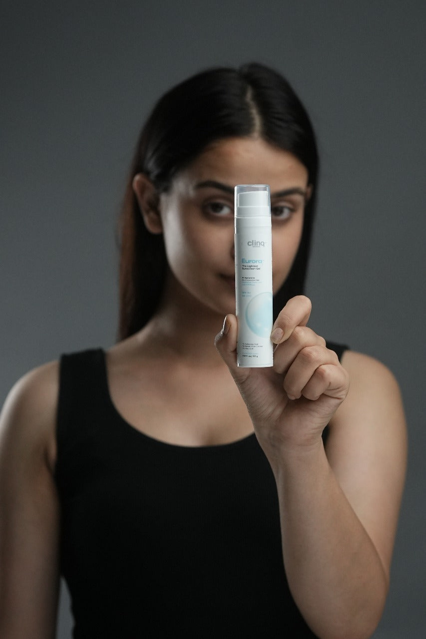Clinq™ Eurora – The Lightest Sunscreen Gel SPF 50 PA++++ (50g)
