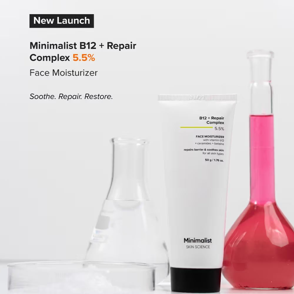 Minimalist B12 + Repair Complex 5.5% Face Moisturizer (50g)