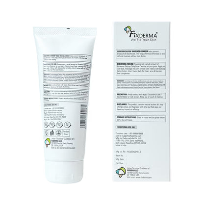 Fixderma Salyzap Face Cleanser 2% Salicylic Acid for Oily & Acne Prone Skin Face Wash (100 ml)