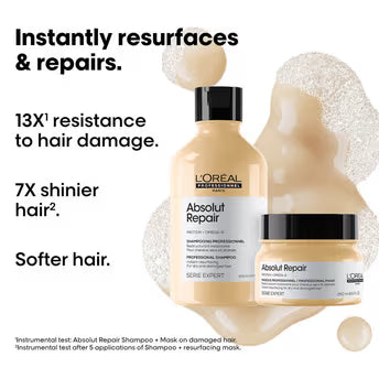 L'Oreal Professionnel Absolut Repair Shampoo & Hair Mask Combo For Damaged Hair