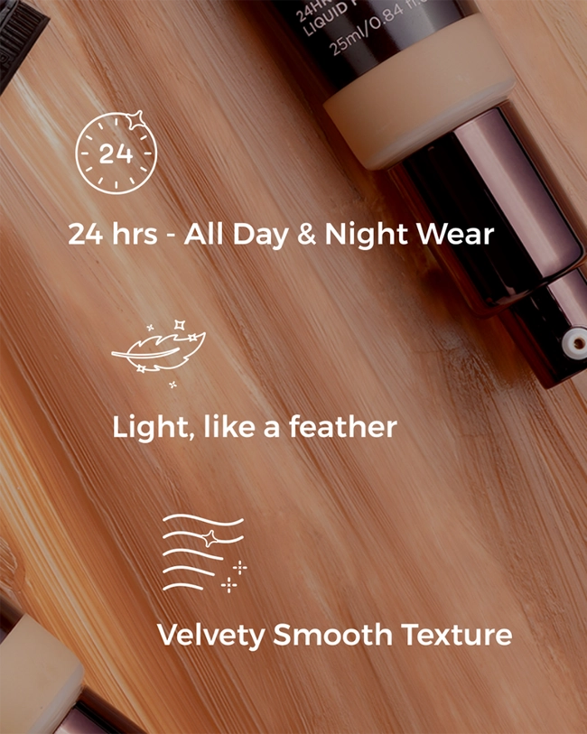 Colorbar 24Hrs Weightless Liquid Foundation (25ml).