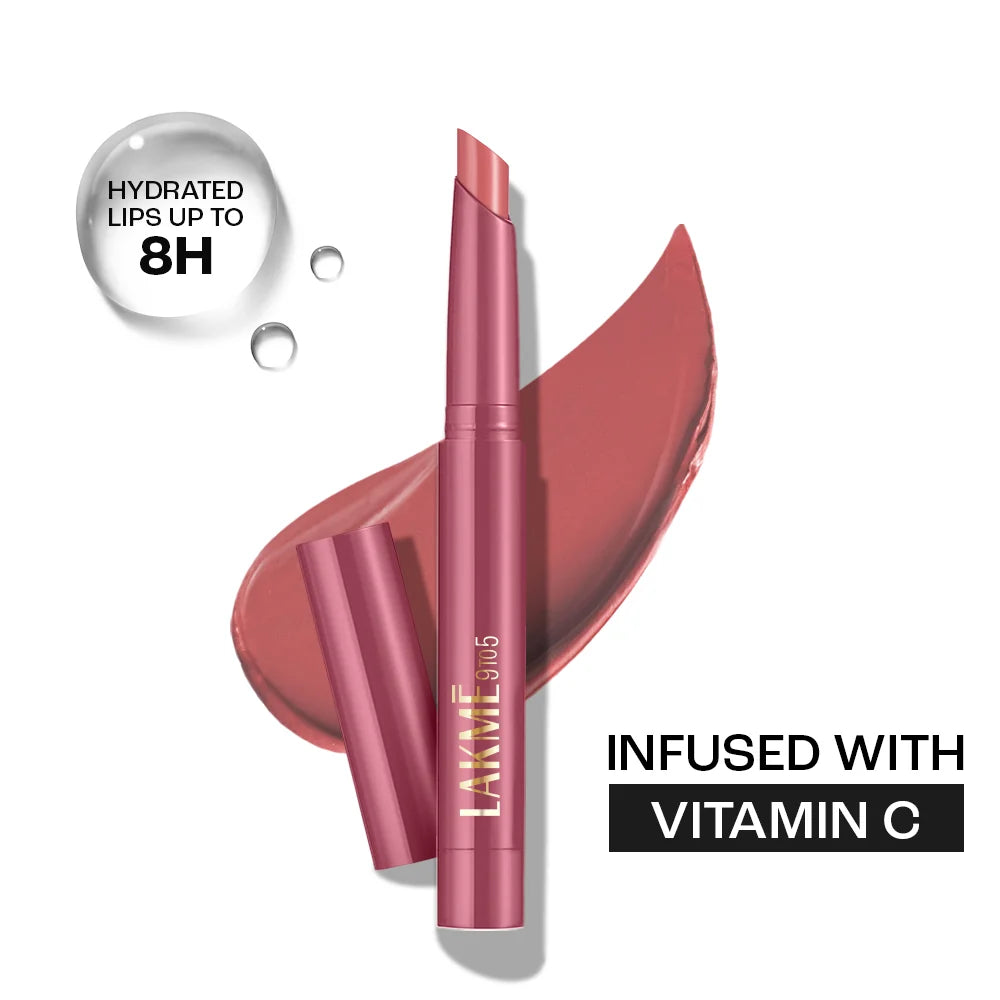 Lakme 9to5 Forever Matte Lip Crayon with Vitamin C (1.1g)