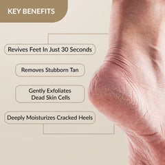 Fix Derma Foobetik Foot Scrub Spray | For at-home foot scrub for cracked heels (50ml)