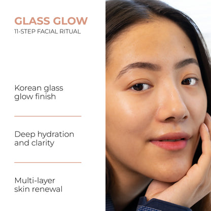 Kanpeki Glass Glow Skin - 11 Steps Korean Skincare Facial Kit