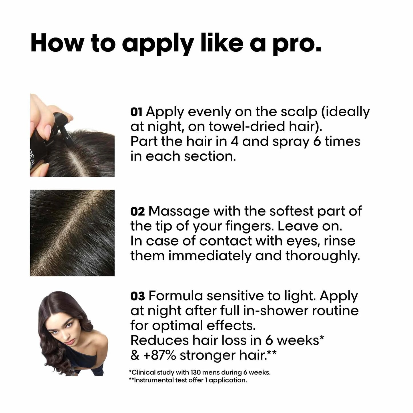 L'Oreal Professionnel Aminexil Advanced Anti-Hair Loss Activator, Leave-In Serum for Hair Loss (90ml)