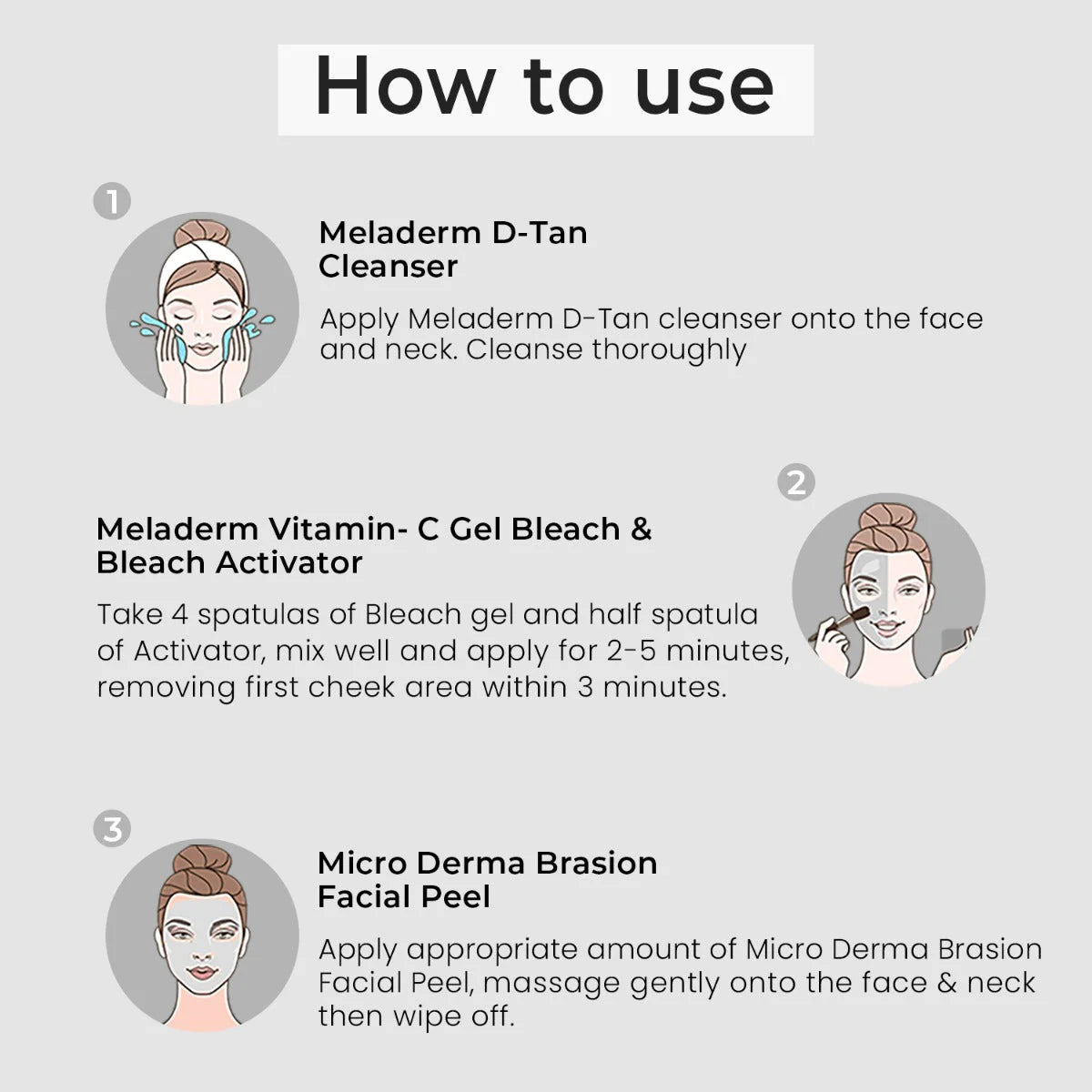 O3+ Power Brightening Facial Kit for Dirt, Dust and Dead Skin (163gm)