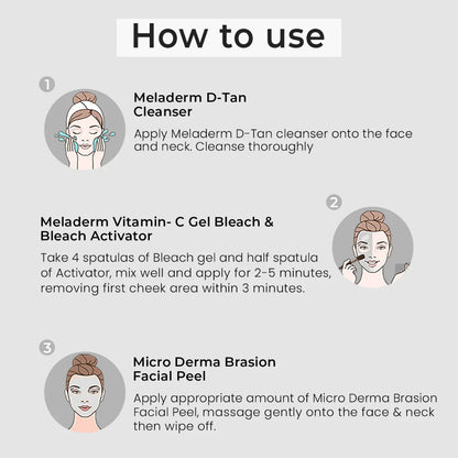 O3+ Power Brightening Facial Kit for Dirt, Dust and Dead Skin (163gm)