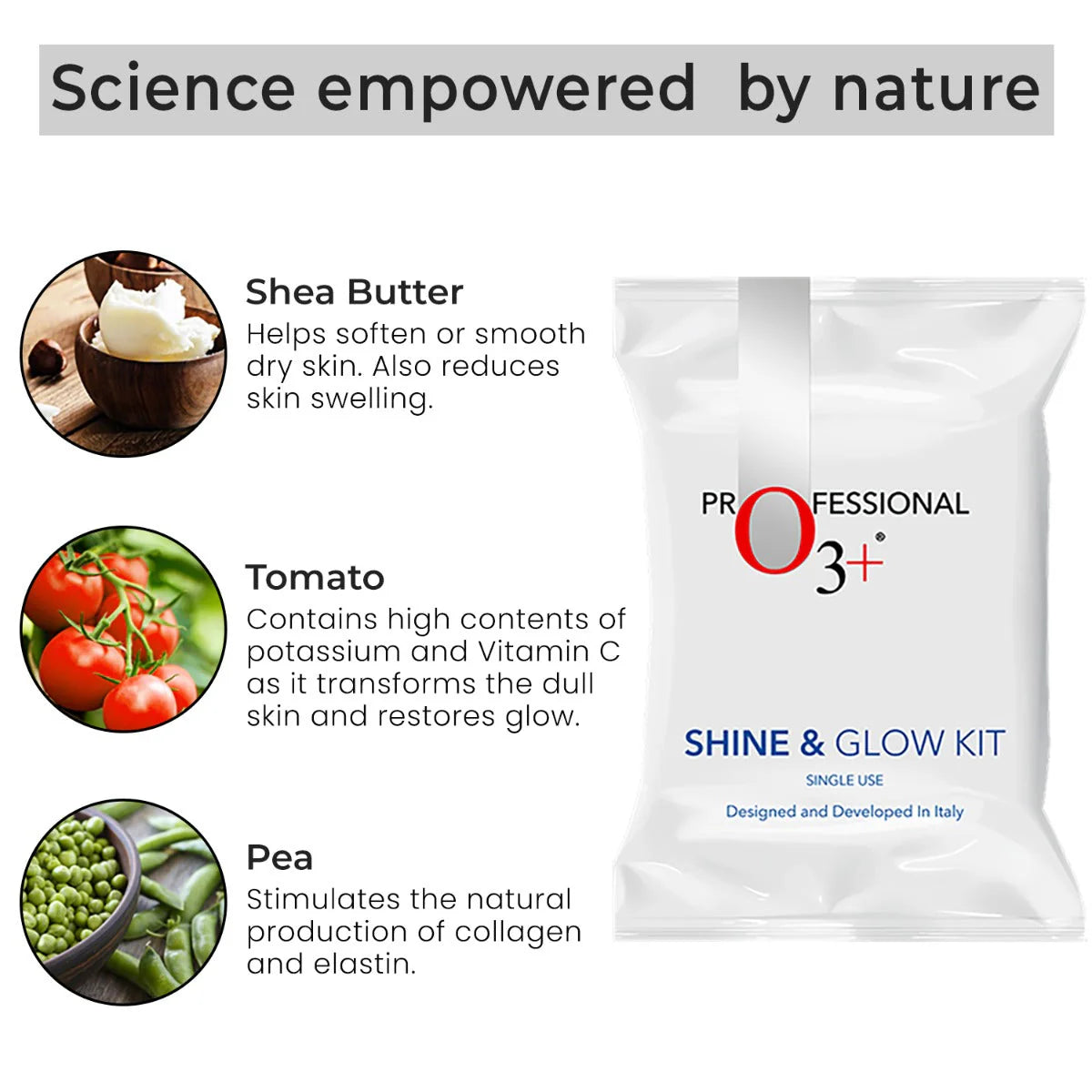 O3+ Shine & Glow Facial Kit  (38g)