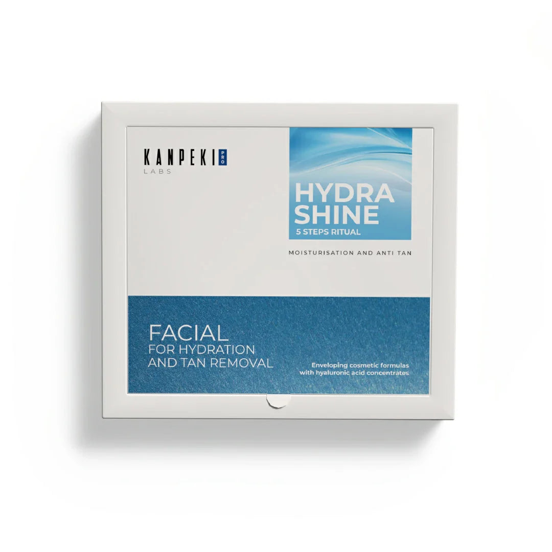 Kanpeki Hydra Shine - 5 Steps Facial Kit for Hydration & Tan Removal