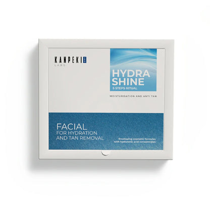 Kanpeki Hydra Shine - 5 Steps Facial Kit for Hydration & Tan Removal