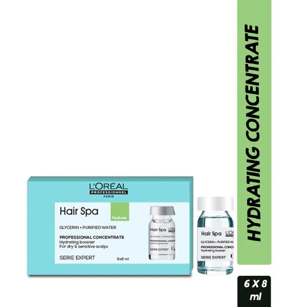 L'Oreal Professionnel Hair Spa Hydrating Concentrate 6x8ml