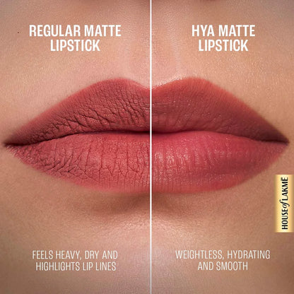 Lakme 9to5 Hya Matte Lip Liquid  (5.3 ml)