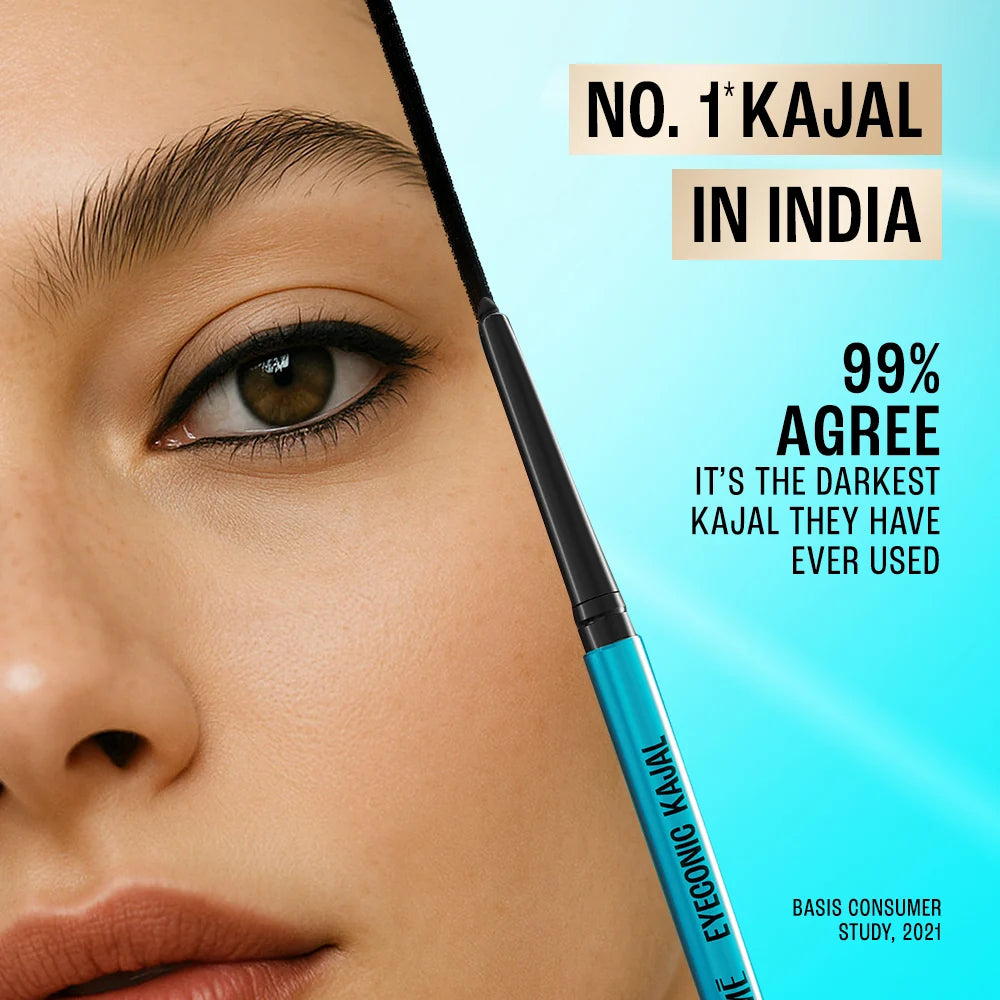 Lakme 9 to 5 Eyeconic Kajal - Deep Black (0.35 g)