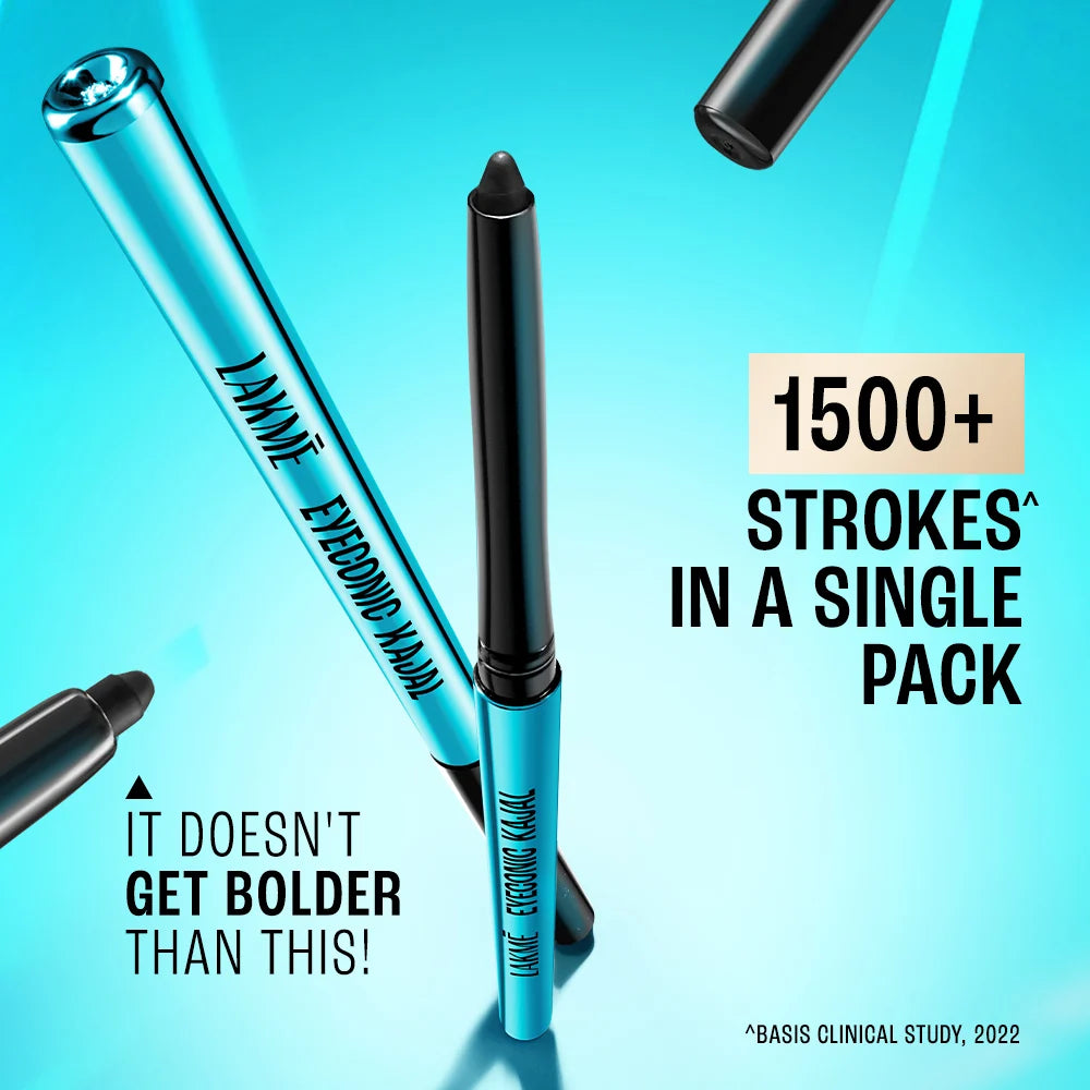 Lakme 9 to 5 Eyeconic Kajal - Deep Black (0.35 g)