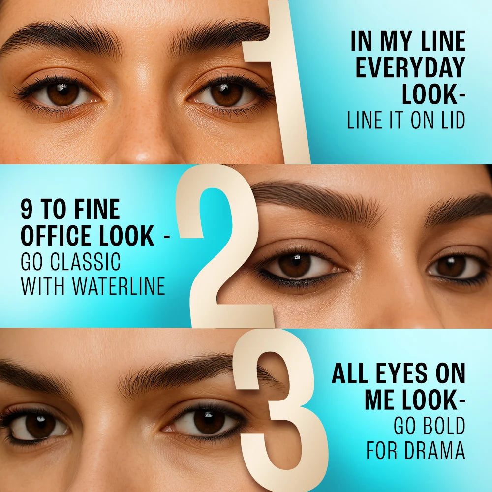 Lakme 9 to 5 Eyeconic Kajal - Deep Black (0.35 g)