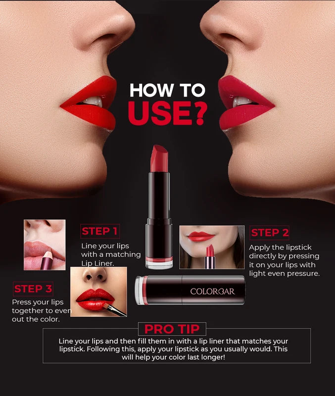 Colorbar Velvet Matte Lipstick(4.2g)