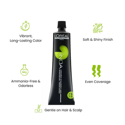 L’oreal Professionnel INOA Ammonia-free Hair Color – 4 (Natural Brown)
