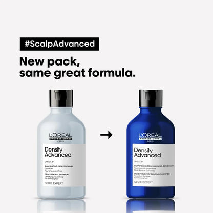 L'Oreal Professionnel Density Advanced Shampoo for Thinning Hair Visibly Increases Volume (1500ml)