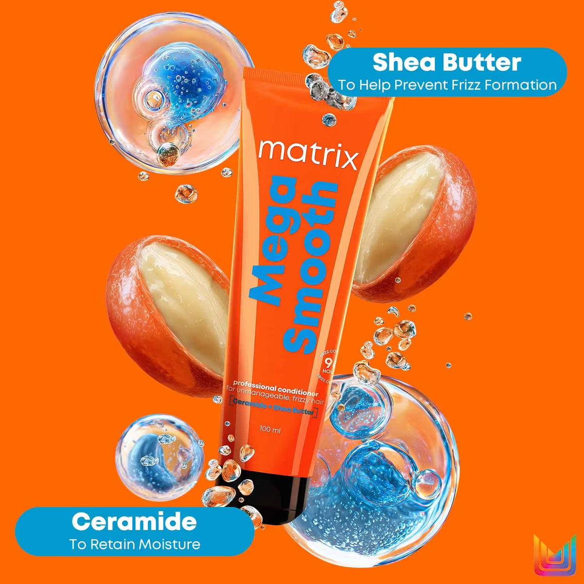Matrix Mega Smooth Professional Conditioner For Frizzy Hair, For All Hair Types, Paraben-Free