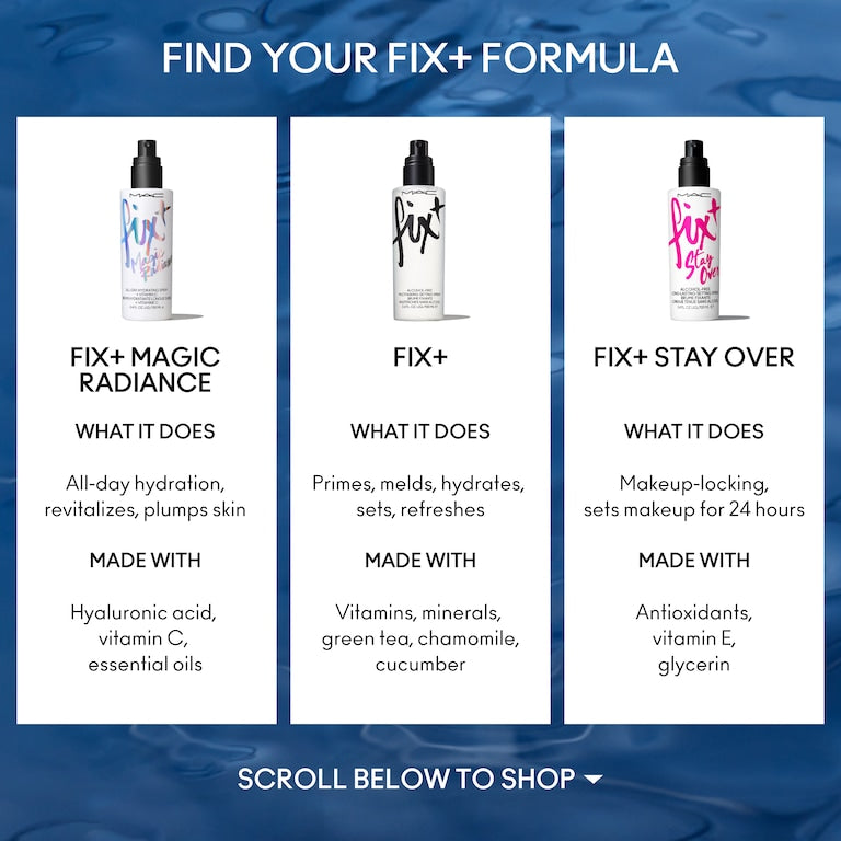 M.A.C Prep + Prime Fix+ Setting Spray - Magic Radiance (Makeup Fixer) With Hyaluronic Acid (100ml)