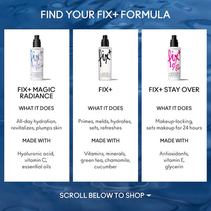 M.A.C Prep + Prime Fix+ Setting Spray - Magic Radiance (Makeup Fixer) With Hyaluronic Acid (100ml)