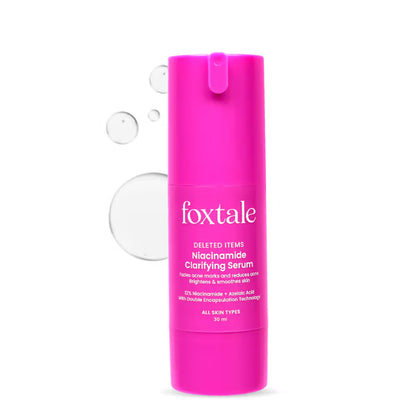 Foxtale 12% Niacinamide Serum with Azelaic Acid for Oil Control & Brightening (30 ml)