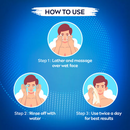 NIVEA MEN Face Wash, Dark Spot Reduction, for Clean & Clear Skin with 10x Vitamin C Effect (100g)