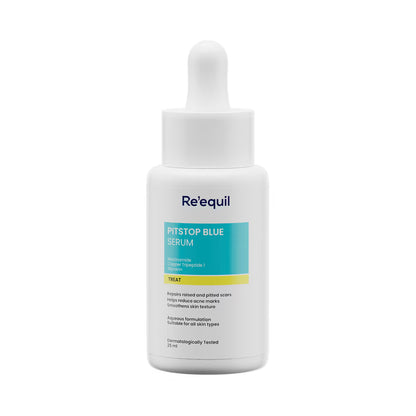 Re'equil Pitstop Blue Niacinamide Serum For Acne Scars & Marks (25ml)