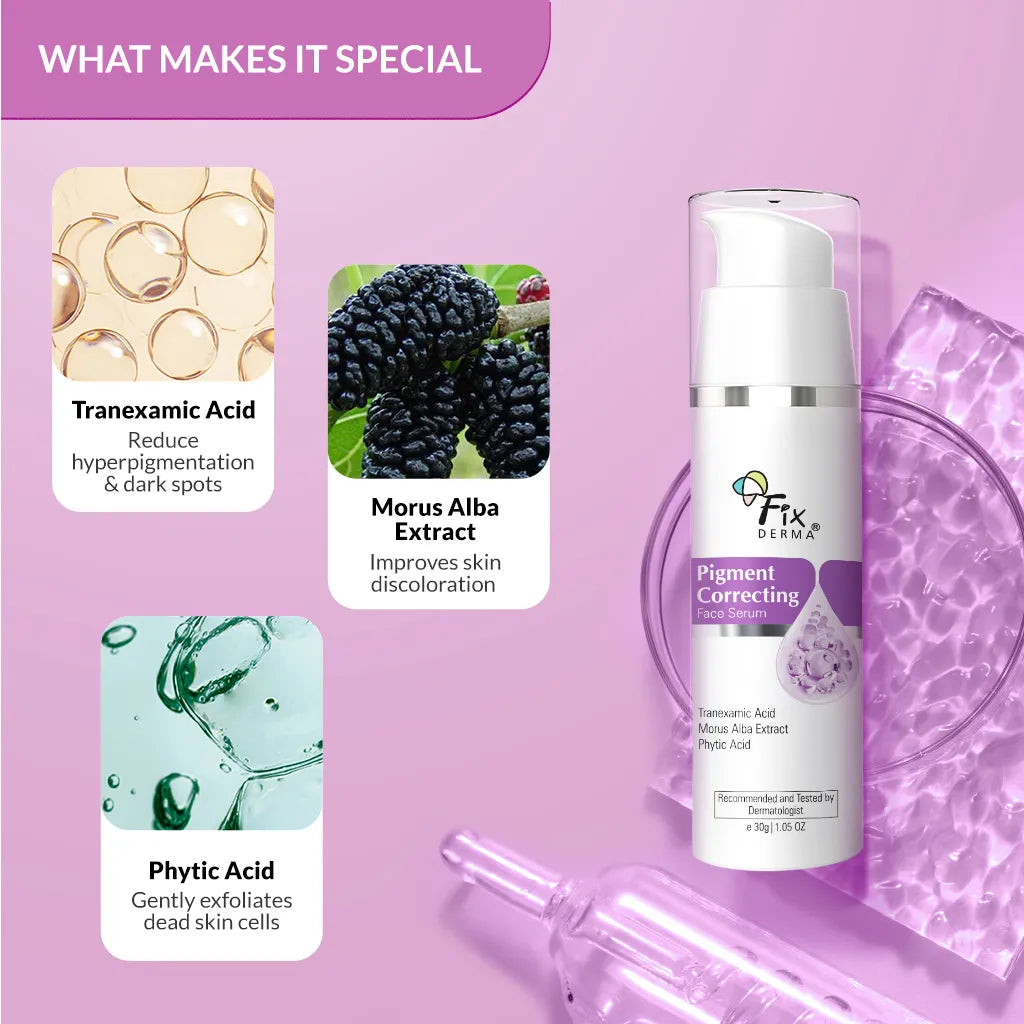 Fix Derma  Pigment Correcting Face Serum Pigment Correcting | Tranexamic Acid to Fight Away Pigmentation(30g)