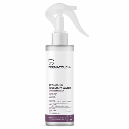Dermatouch Actives 2% Rosemary Spray For Hair Growth (100ml)