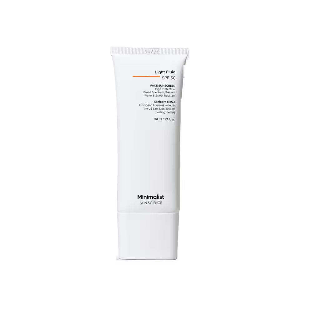 Minimalist Light Fluid SPF 50 Face Sunscreen (50ml)