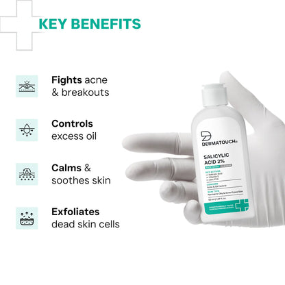 Dermatouch Salicylic Acid 2% Face Wash for Acne & Oil Control(100ml)