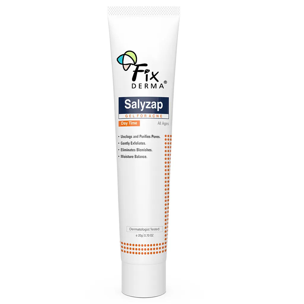 Fix Derma  Salyzap Day Time Gel  | A Step-Ahead Formulation for Acne-Prone Skin(20g)
