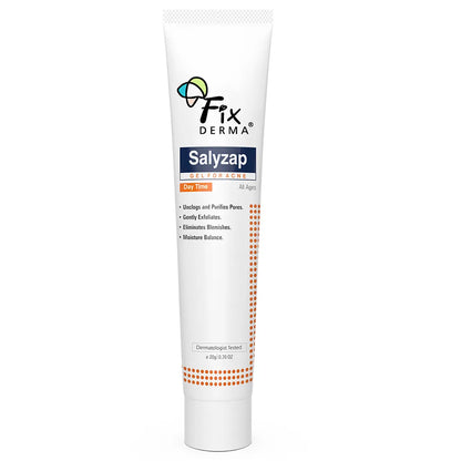 Fix Derma  Salyzap Day Time Gel  | A Step-Ahead Formulation for Acne-Prone Skin(20g)