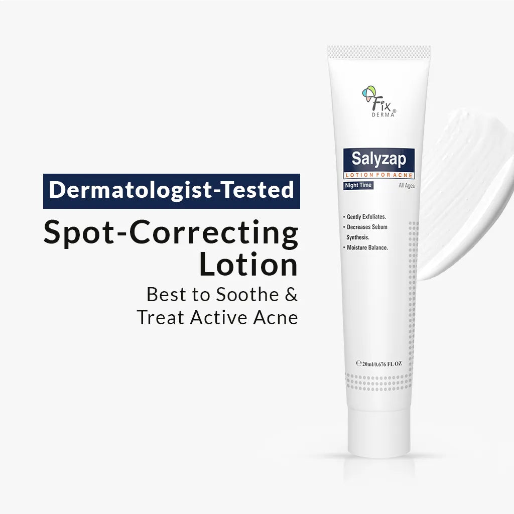 Fix Derma Salyzap Night-time Lotion | Effective Spot Treatment to Calm & Heal Acne (20ml)