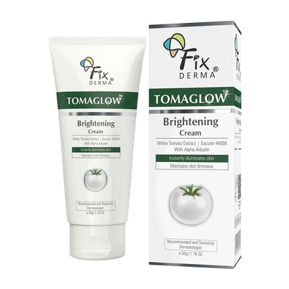 Fix Derma  Tomaglow Brightening Cream | Effectively Removes Tan & Brightens skin (50g).