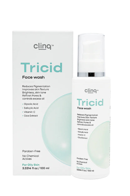 The Clinq Acne Control & Brightening Skincare Kit | Salicylic Acid Face Wash, AHA BHA Serum, SPF 50 Sunscreen & Pigmentation Care