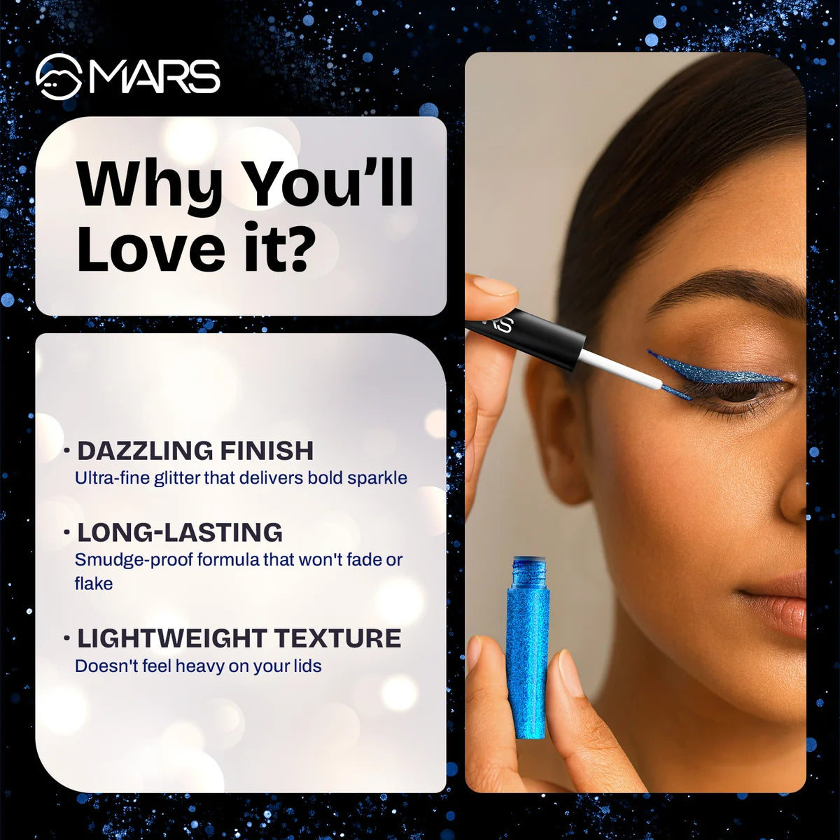 MARS Twinkle Wink Glitter Eyeliner (1.6 ml)
