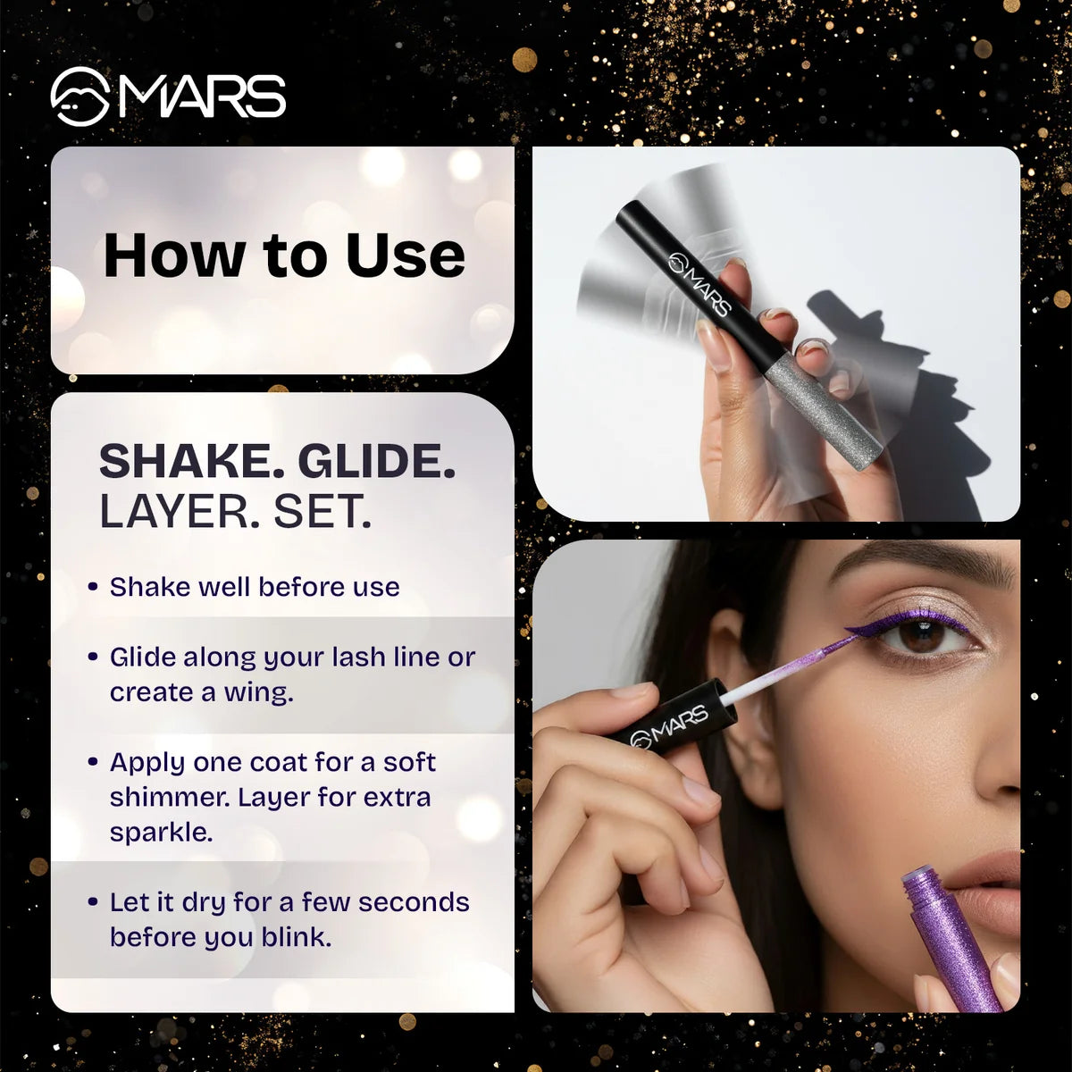 MARS Twinkle Wink Glitter Eyeliner (1.6 ml)