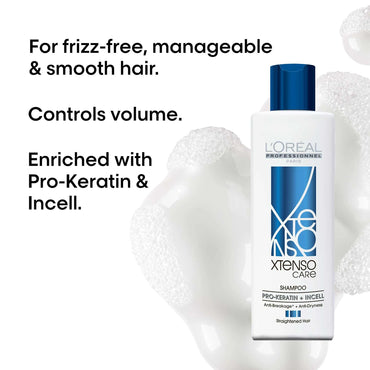 L'Oreal Professionnel Xtenso Care Shampoo For Frizz-Free, Smooth & Manageable Hair (250ml)